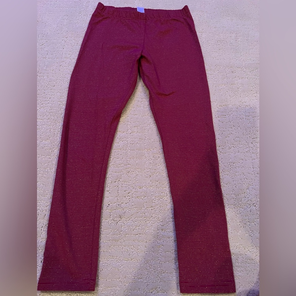 Caters maroon and gold leggings